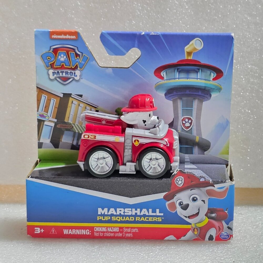 Paw‎ Patrol Marshall Pup Squad Racers Nickelodeon Toy Car New